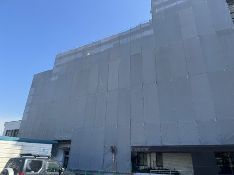 横須賀某所　役所関係施設大規模修繕工事の足場工事